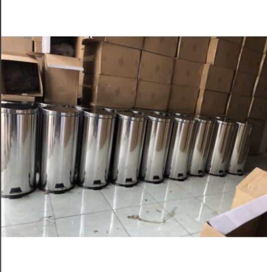 THÙNG RÁC INOX ĐẠP CHÂN 30 LÍT