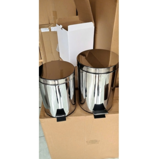 Thùng rác inox đạp chân 3 lít 