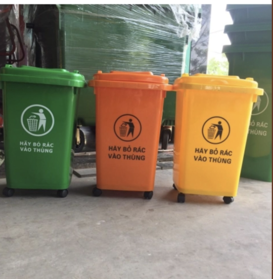 Thùng  60L  màu xanh