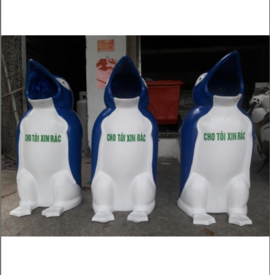 Thùng rác chim cánh cụt